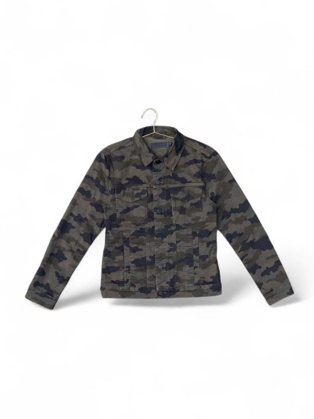 J Brand Camo Utility Jacket Olive Green Military Streetwear M